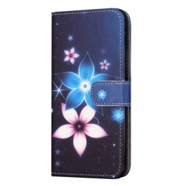 Δερματινη Θηκη Honor 200 Lite Lunar Flowers With Strap