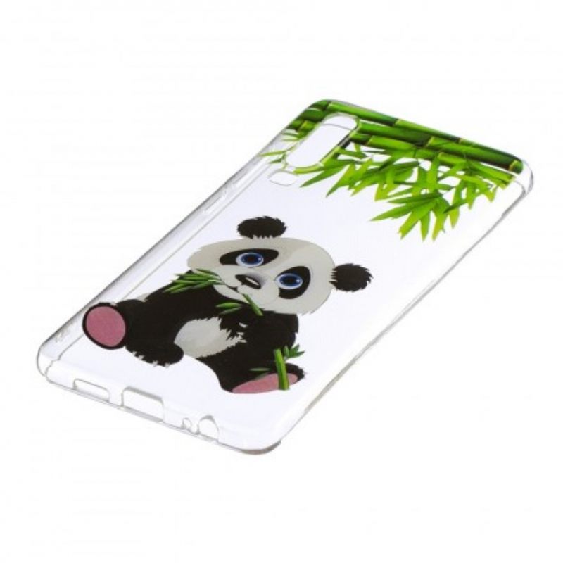 θηκη κινητου Huawei P30 Διαφανές Panda Eat