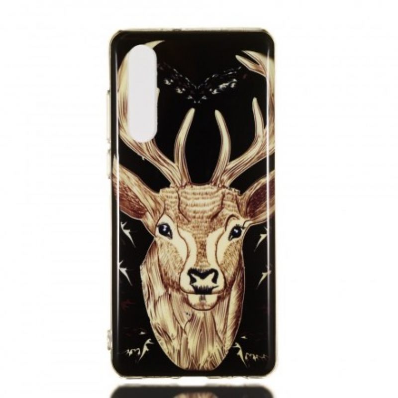 θηκη κινητου Huawei P30 Fluorescent Majestic Stag