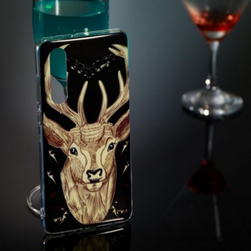 θηκη κινητου Huawei P30 Fluorescent Majestic Stag