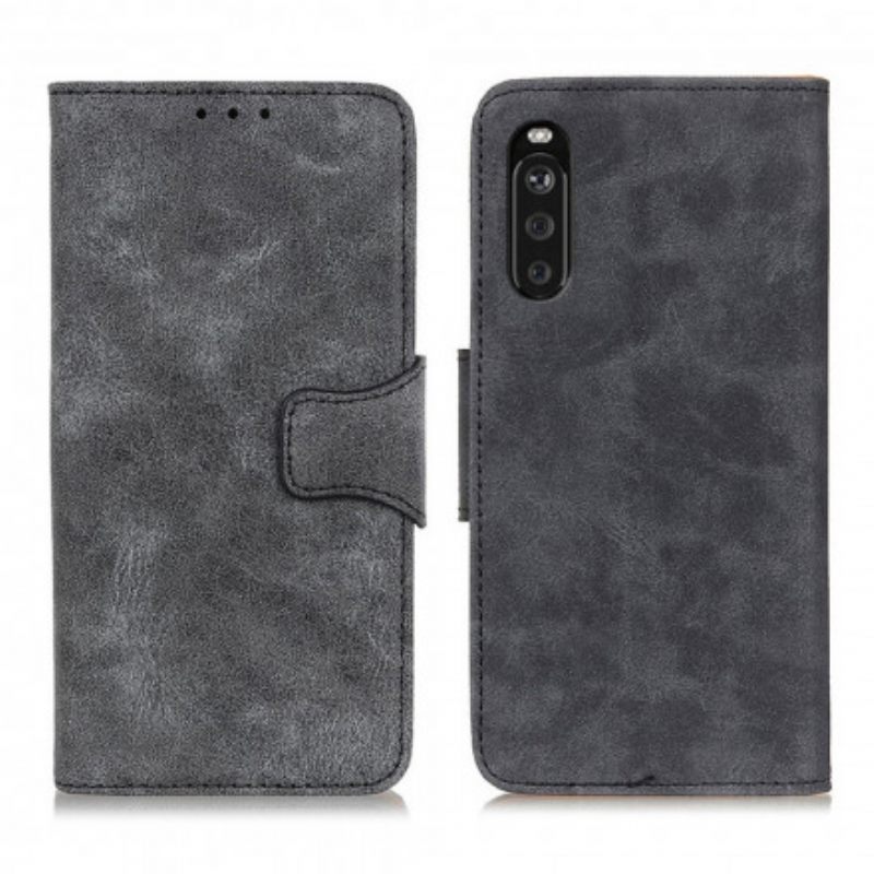 Κάλυμμα Sony Xperia 10 III Vintage Split Leather