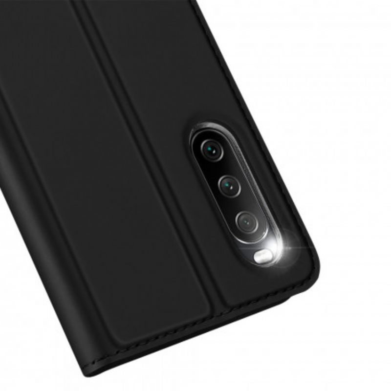 θηκη κινητου Sony Xperia 10 III Θήκη Flip Skin Pro Dux Ducis