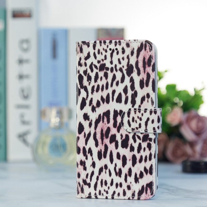 δερματινη θηκη Samsung Galaxy A13 Leopard Print