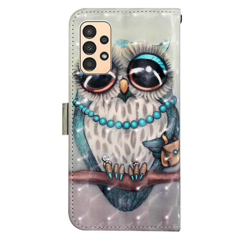 Κάλυμμα Samsung Galaxy A13 με κορδονι Miss Strappy Owl