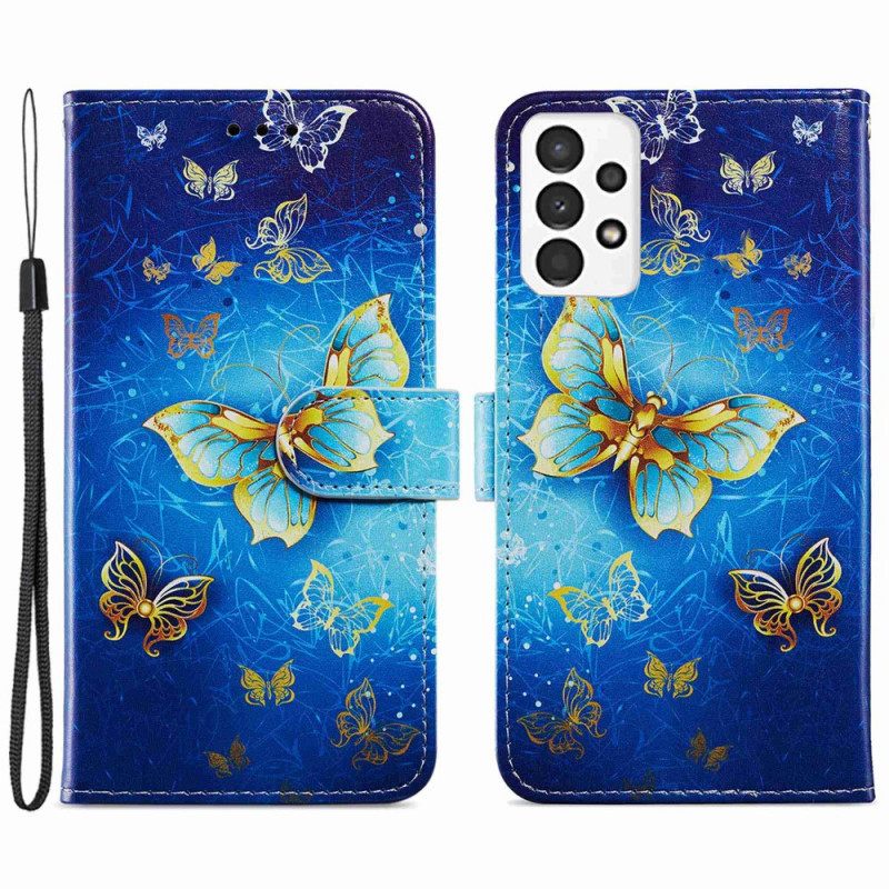 Θήκη Flip Samsung Galaxy A13 Flight Of Butterflies