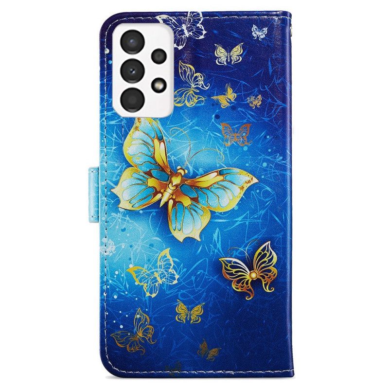 Θήκη Flip Samsung Galaxy A13 Flight Of Butterflies