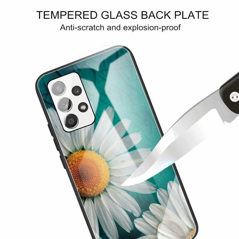 θηκη κινητου Samsung Galaxy A13 Daisy Tempered Glass