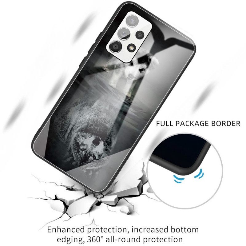 θηκη κινητου Samsung Galaxy A13 Puppy Dream Tempered Glass