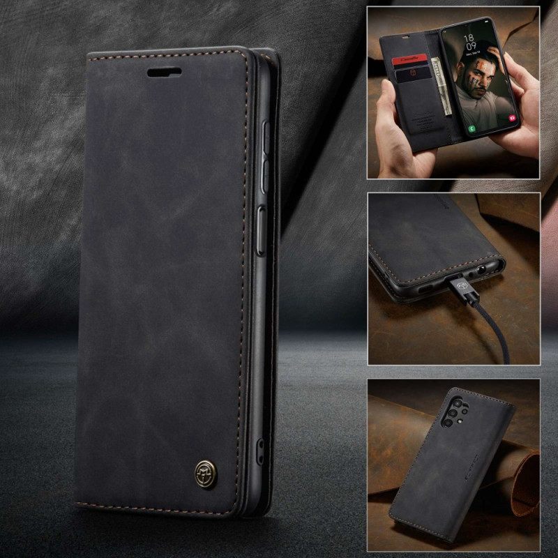 θηκη κινητου Samsung Galaxy A13 Θήκη Flip Caseme Faux Leather