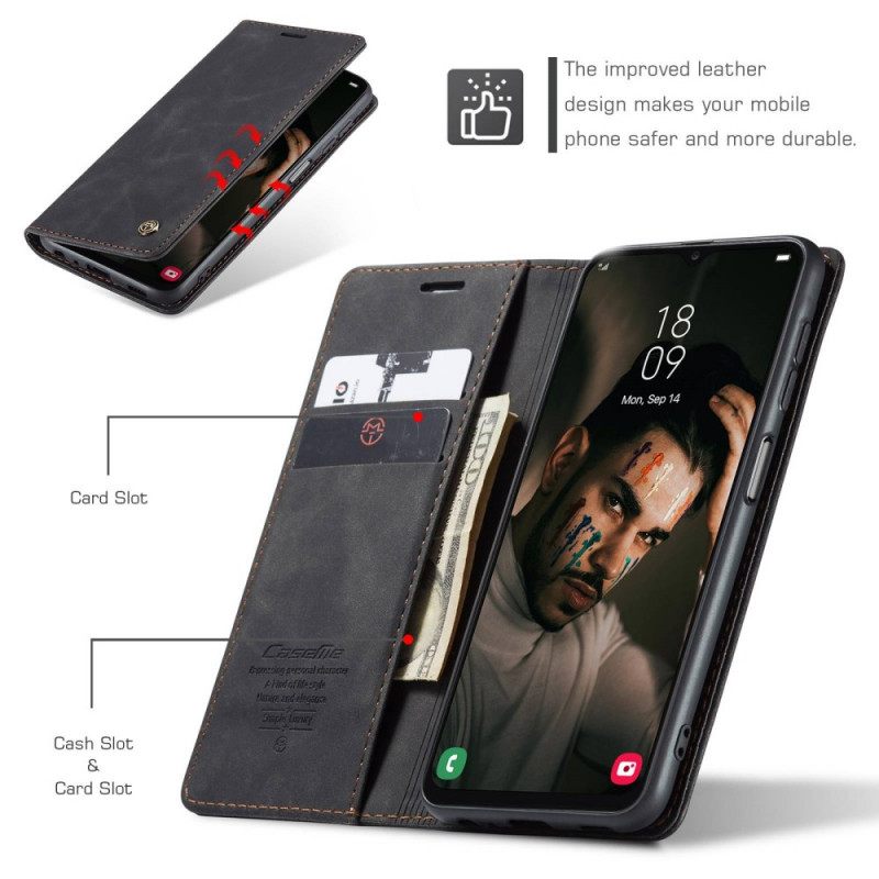 θηκη κινητου Samsung Galaxy A13 Θήκη Flip Caseme Faux Leather