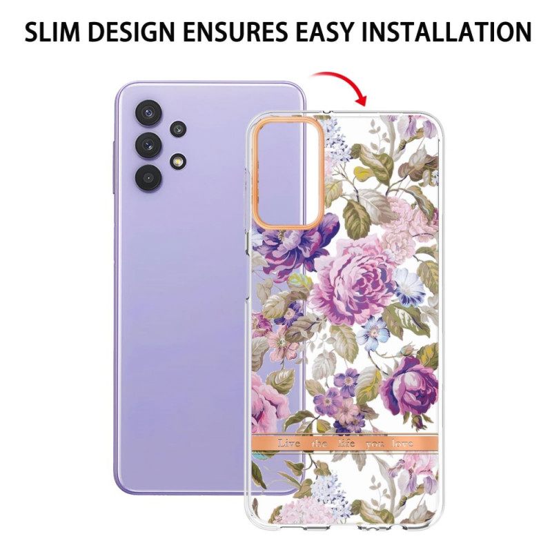 Θήκη Samsung Galaxy A13 Διάφανο Floral