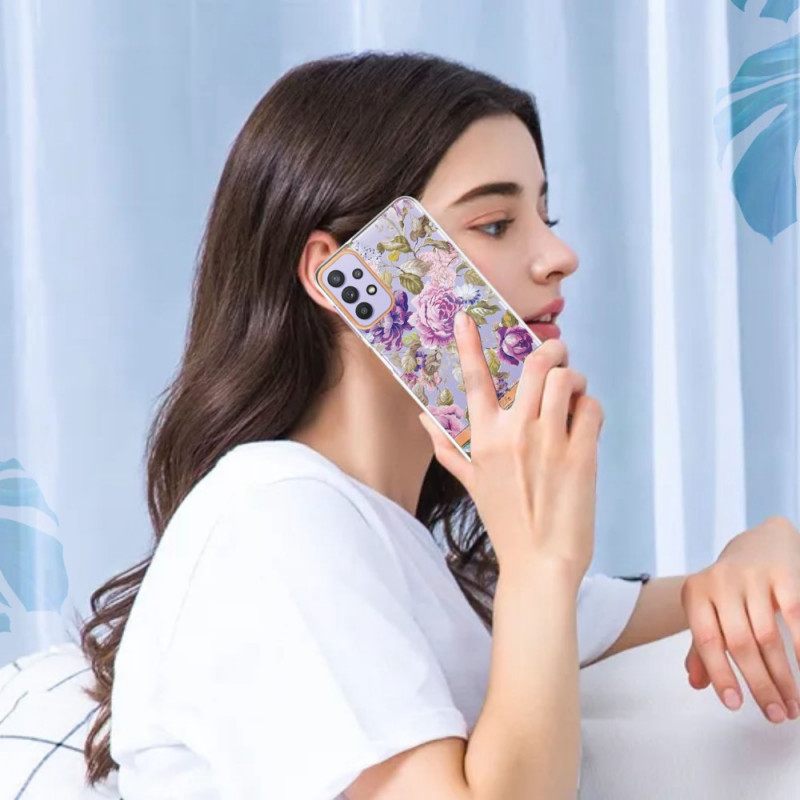 Θήκη Samsung Galaxy A13 Διάφανο Floral