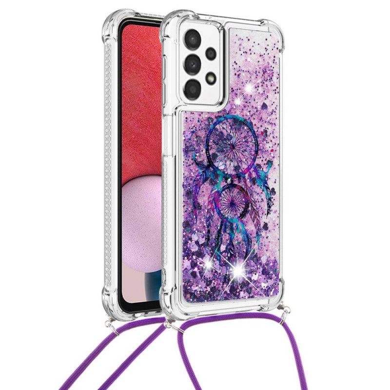 Θήκη Samsung Galaxy A13 με κορδονι Dream Catcher Glitter Cord