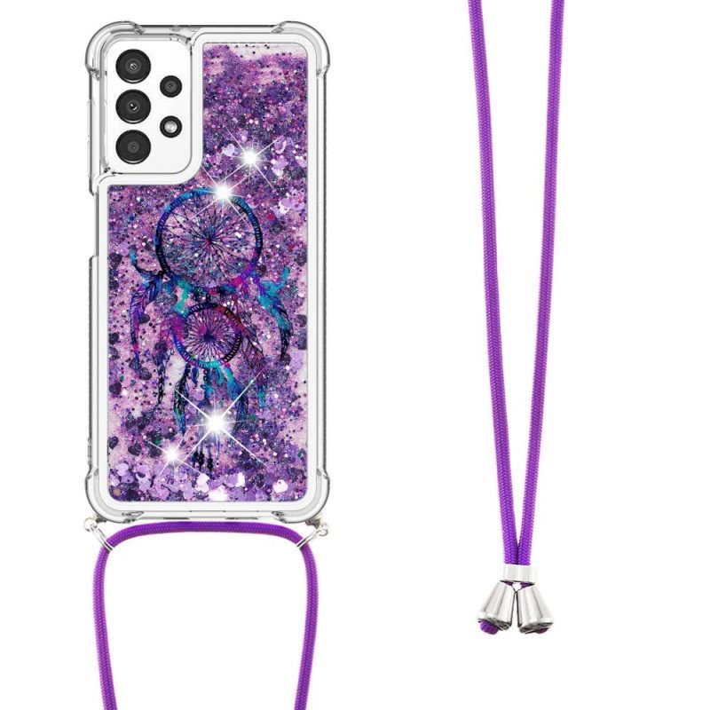 Θήκη Samsung Galaxy A13 με κορδονι Dream Catcher Glitter Cord