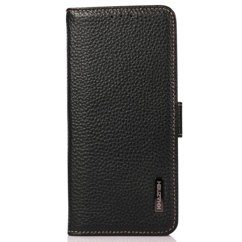 δερματινη θηκη Poco X4 GT Litchi Leather Khazneh Rfid