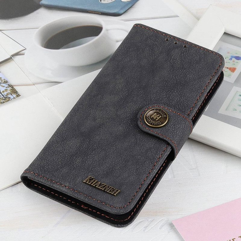 Κάλυμμα Poco X4 GT Retro Split Faux Leather Khazneh