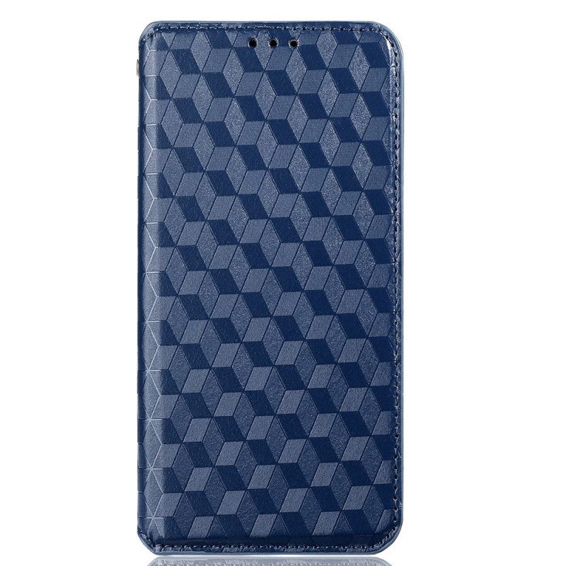 θηκη κινητου Poco X4 GT Θήκη Flip 3d Cube Leather Effect