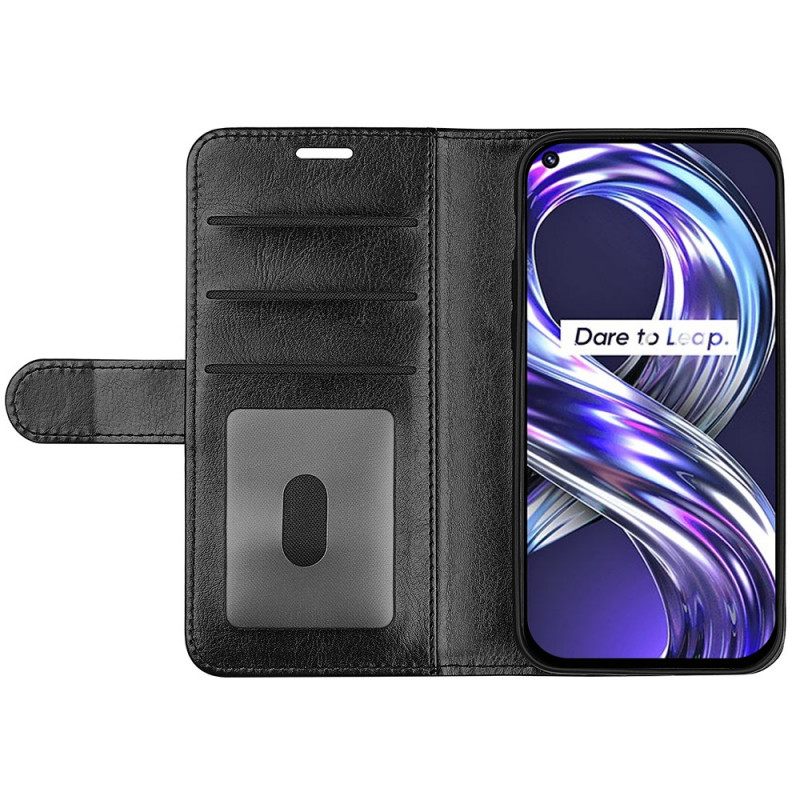 δερματινη θηκη Realme 8i Ultra Faux Leather