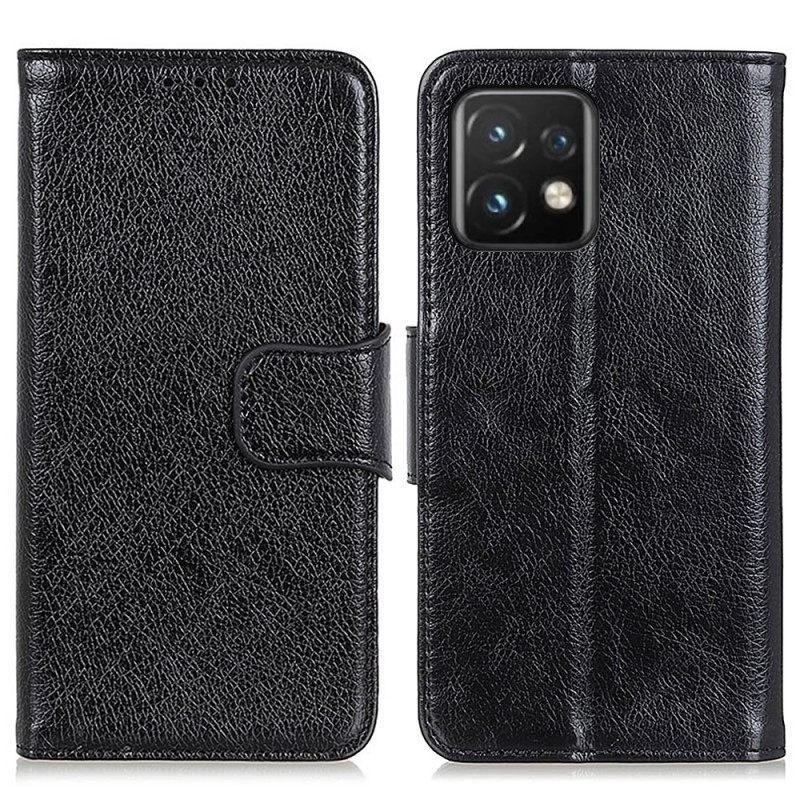 Κάλυμμα Motorola Edge 40 Pro Split Nappa Leather