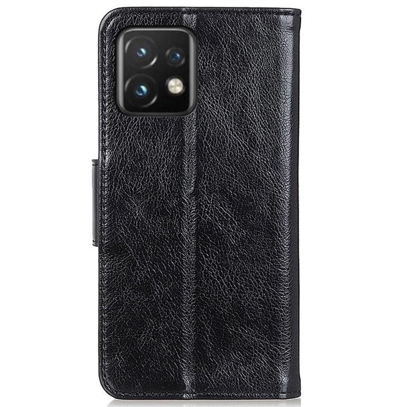 Κάλυμμα Motorola Edge 40 Pro Split Nappa Leather