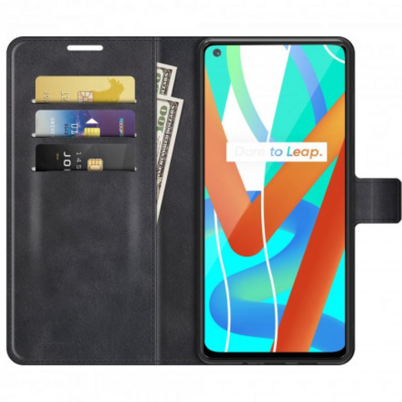 δερματινη θηκη Realme 8 5G Faux Leather Slim