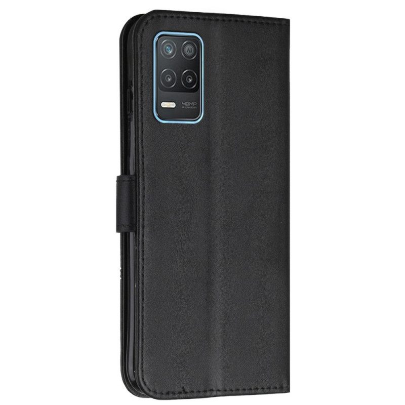 δερματινη θηκη Realme 8 5G με κορδονι Strappy Geo Leather Effect