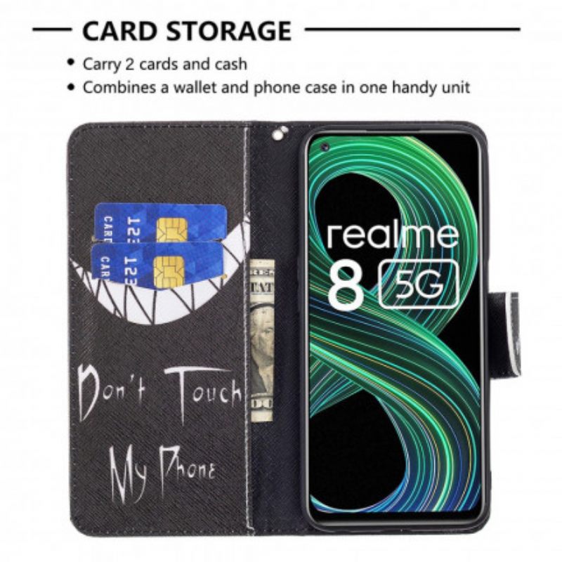 δερματινη θηκη Realme 8 5G Τηλέφωνο Διαβόλου