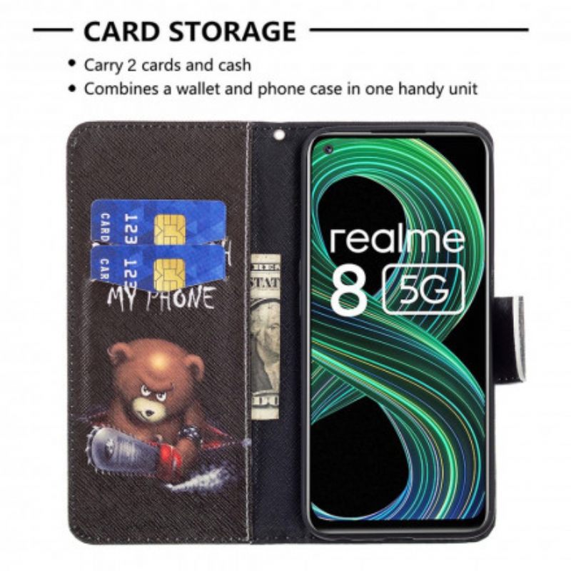 Κάλυμμα Realme 8 5G Επικίνδυνη Αρκούδα