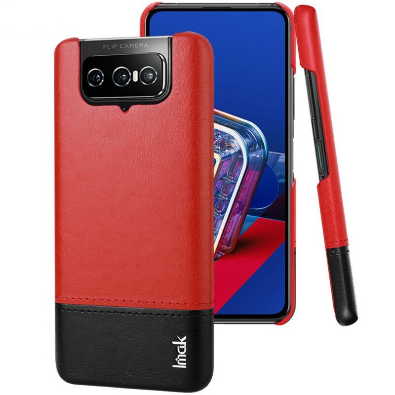 Θήκη Asus Zenfone 7 / 7 Pro Δερμάτινο Εφέ Σειράς Imak Ruiyi