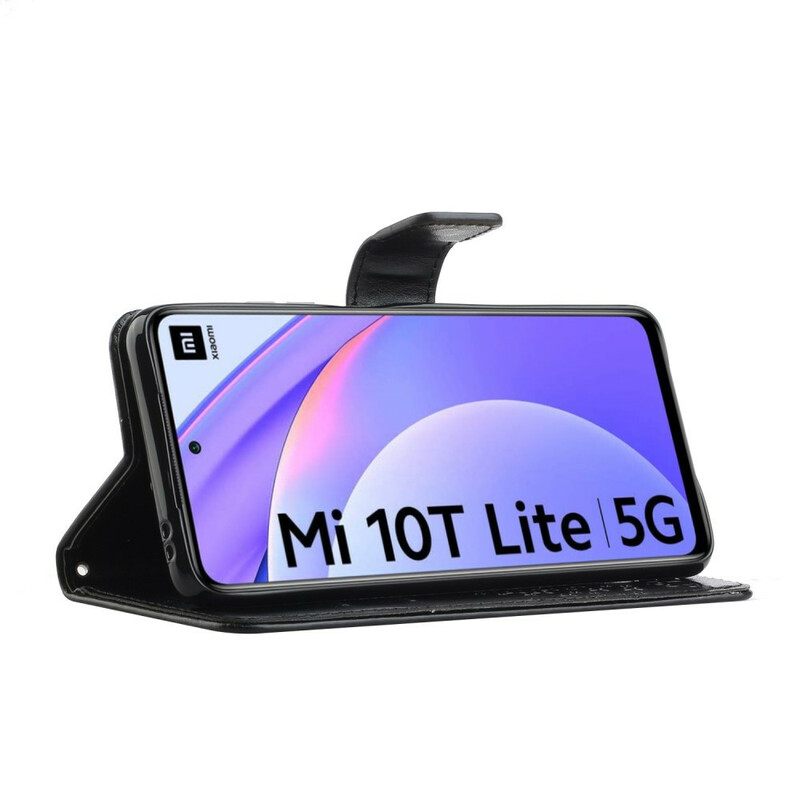 Κάλυμμα Xiaomi Mi 10T Lite / Redmi Note 9 Pro 5G με κορδονι Δέντρο Και Strappy Owls