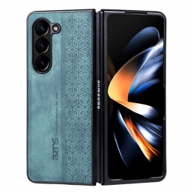 Κάλυμμα Samsung Galaxy Z Fold 5 Faux Leather Azns