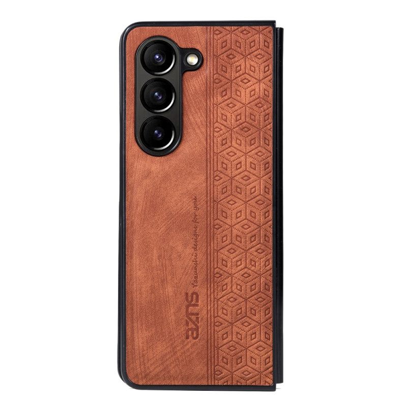 Κάλυμμα Samsung Galaxy Z Fold 5 Faux Leather Azns