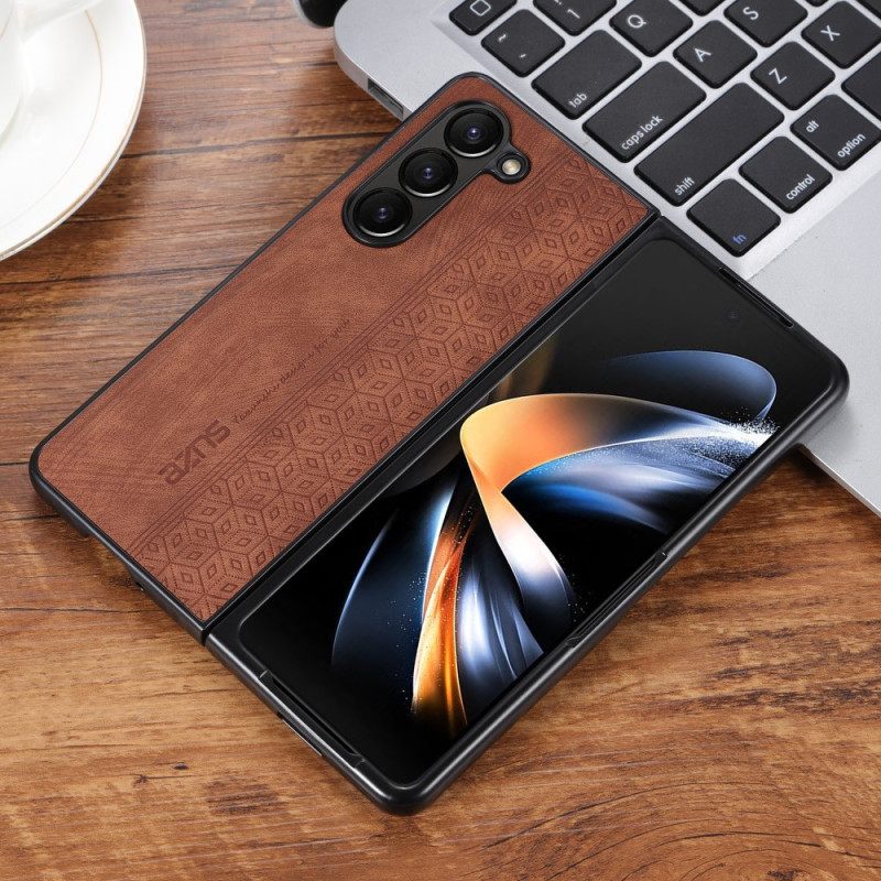 Κάλυμμα Samsung Galaxy Z Fold 5 Faux Leather Azns