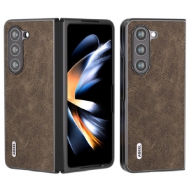 Κάλυμμα Samsung Galaxy Z Fold 5 Litchi Faux Leather Abeel