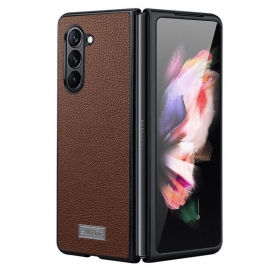 Κάλυμμα Samsung Galaxy Z Fold 5 Litchi Leather Design Abeel