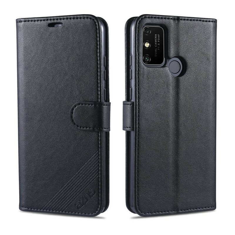 Κάλυμμα Honor 9A Azns Faux Leather