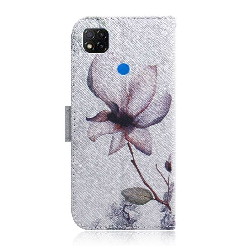 Κάλυμμα Xiaomi Redmi 9C Dusty Pink Flower