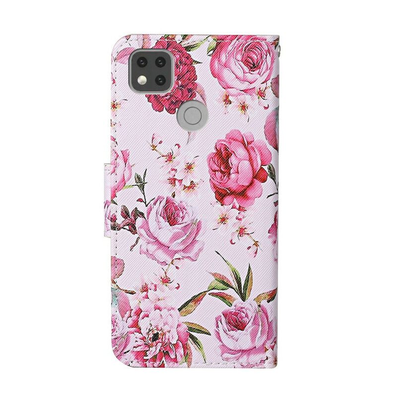 Κάλυμμα Xiaomi Redmi 9C Retro Liberty Flowers