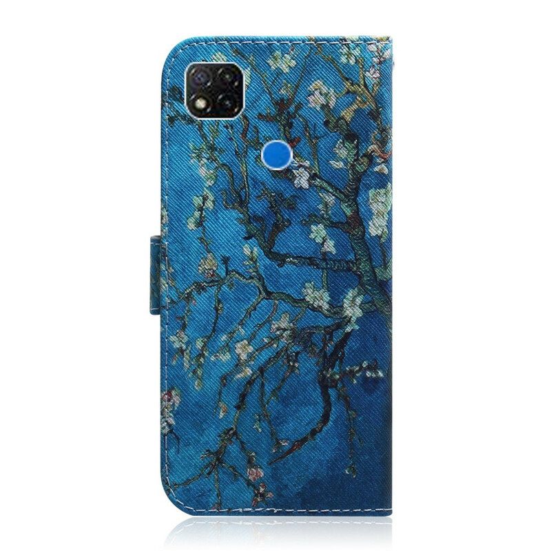 Θήκη Flip Xiaomi Redmi 9C Κλαδί Ανθισμένου Δέντρου