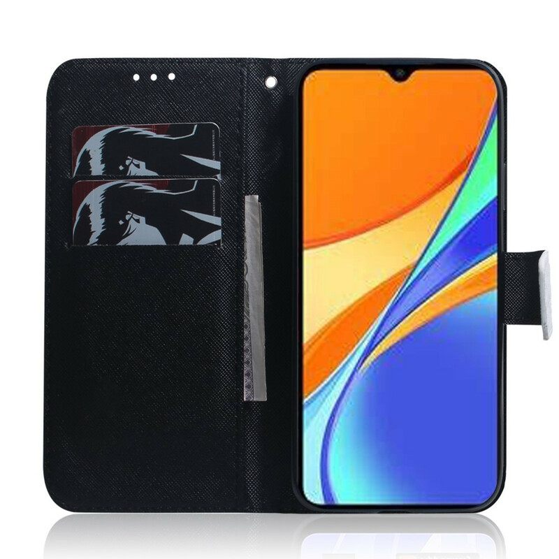 Θήκη Flip Xiaomi Redmi 9C Πρόσωπο Panda