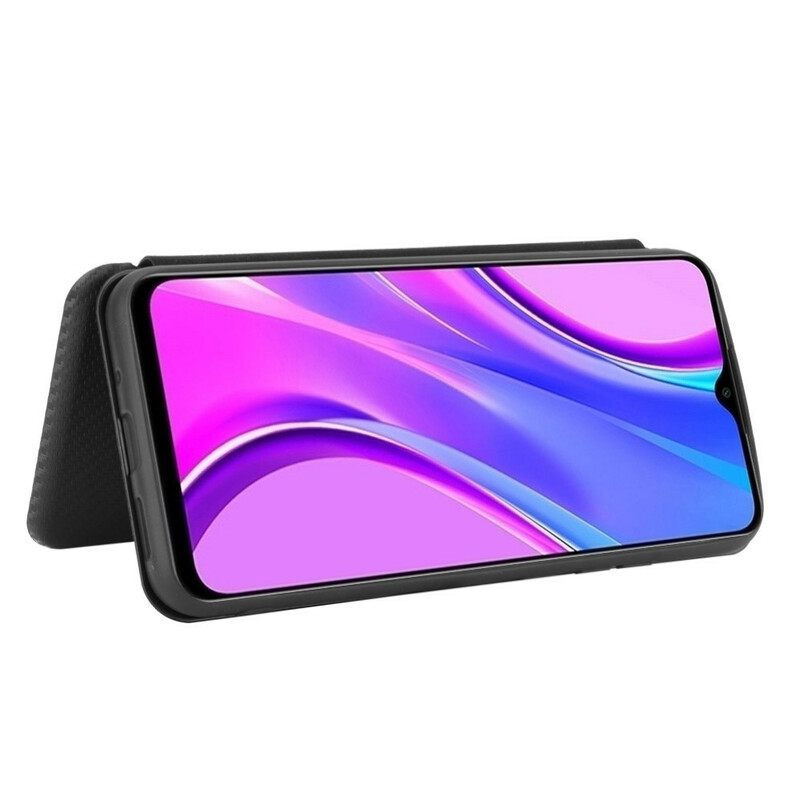 θηκη κινητου Xiaomi Redmi 9C Θήκη Flip Έγχρωμη Σιλικόνη Άνθρακα