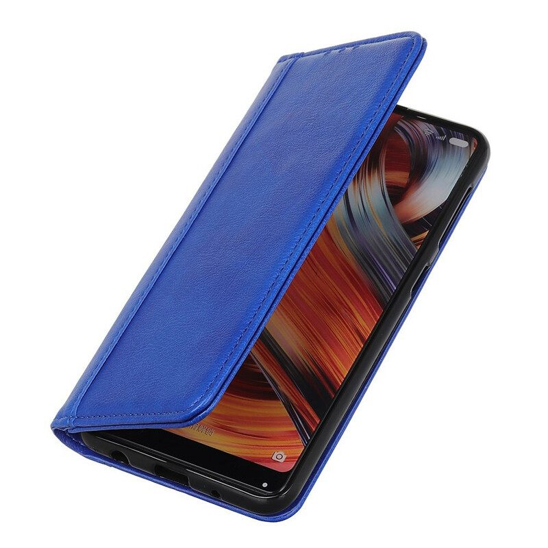 θηκη κινητου Xiaomi Redmi 9C Θήκη Flip Γούρι Litchi Split Leather