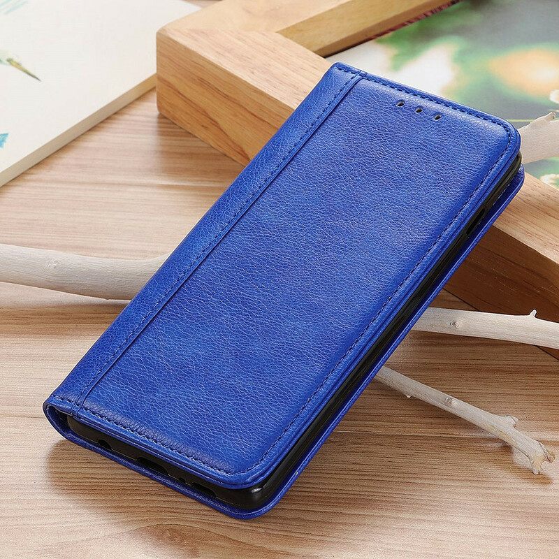 θηκη κινητου Xiaomi Redmi 9C Θήκη Flip Γούρι Litchi Split Leather