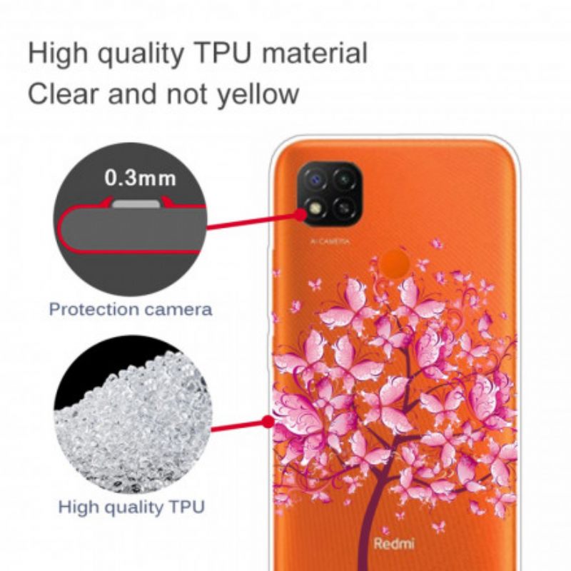 Θήκη Xiaomi Redmi 9C Pink Tree Top