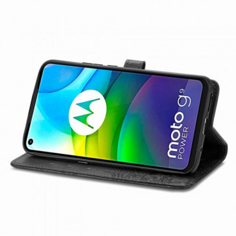 δερματινη θηκη Moto G9 Power Μεσαιωνική Μάνταλα