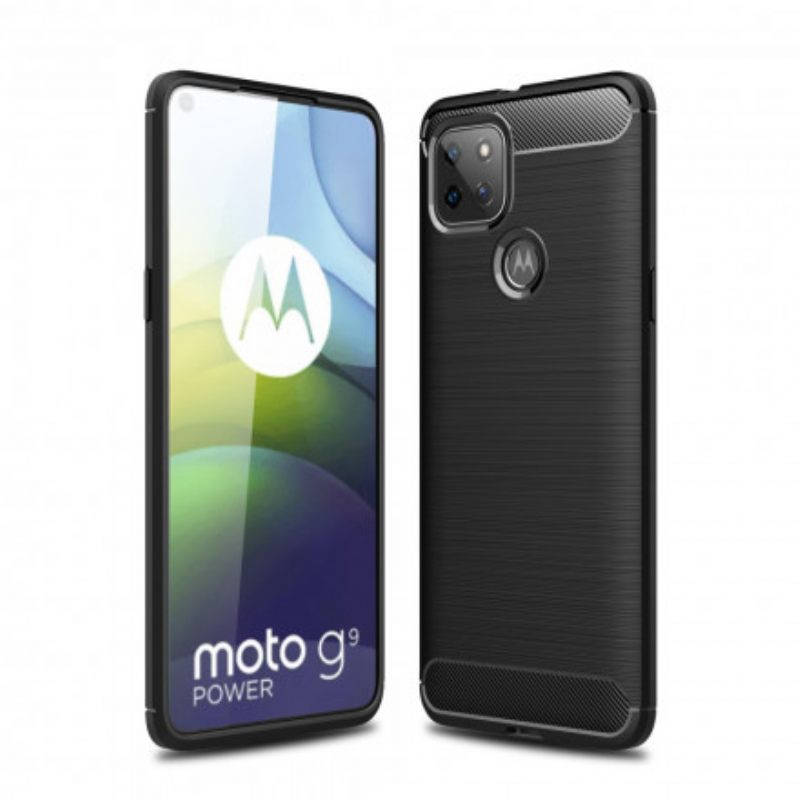 Θήκη Moto G9 Power Βουρτσισμένη Ίνα Άνθρακα