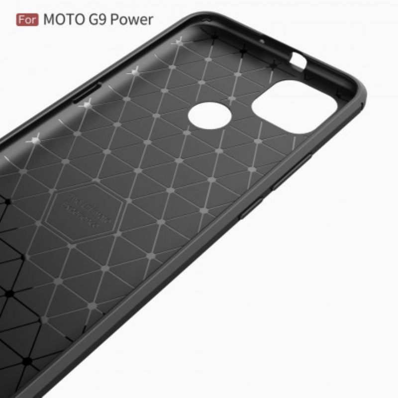 Θήκη Moto G9 Power Βουρτσισμένη Ίνα Άνθρακα