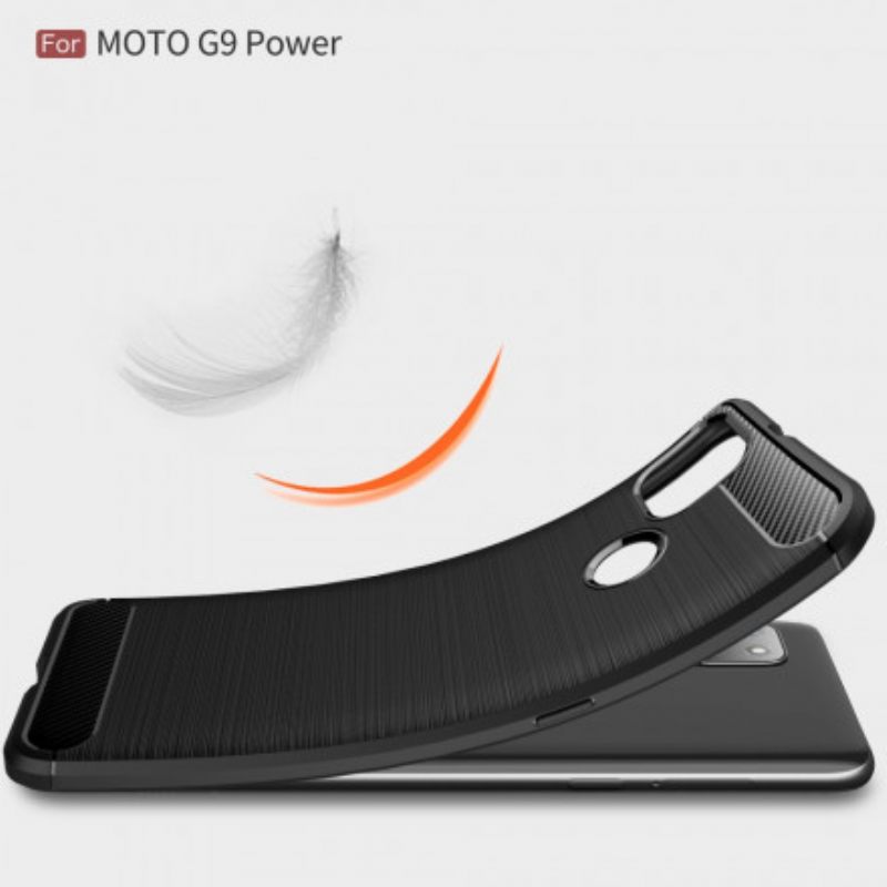 Θήκη Moto G9 Power Βουρτσισμένη Ίνα Άνθρακα