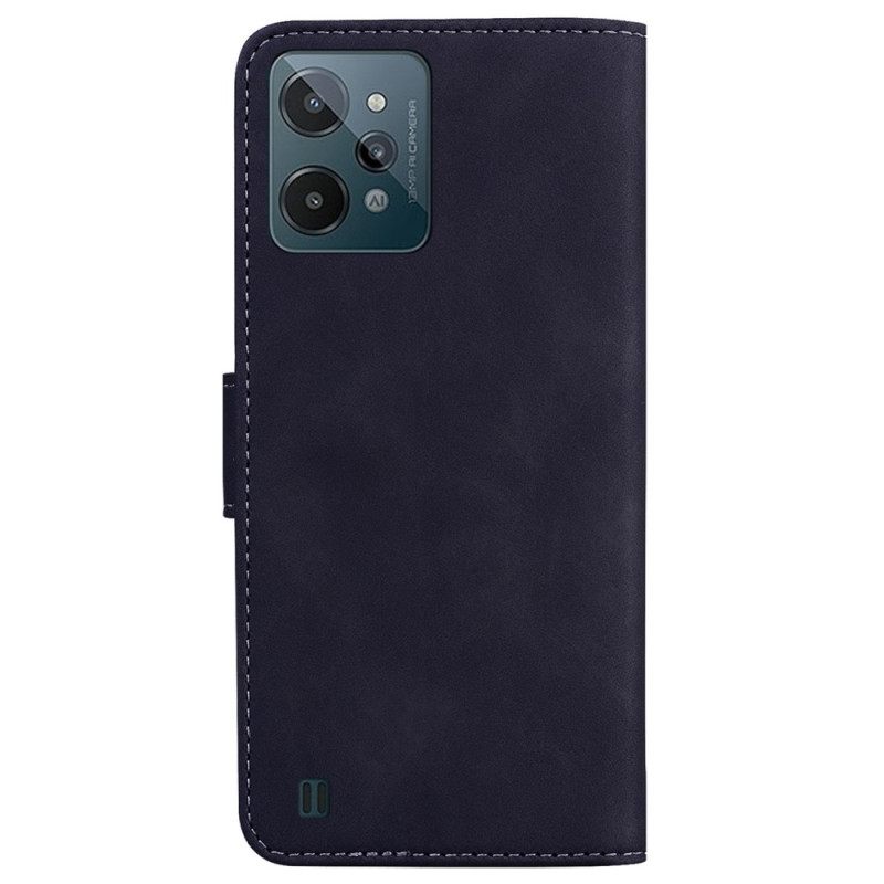 Κάλυμμα Realme C31 Σε Classic Faux Leather