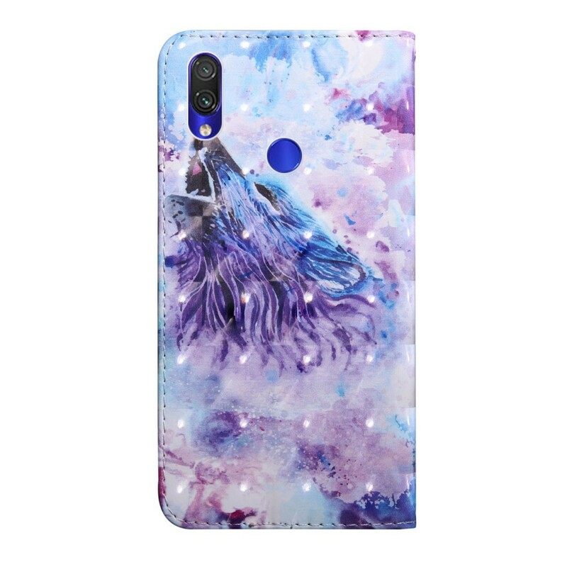 Θήκη Flip Xiaomi Redmi Note 7 Gerald The Wolf